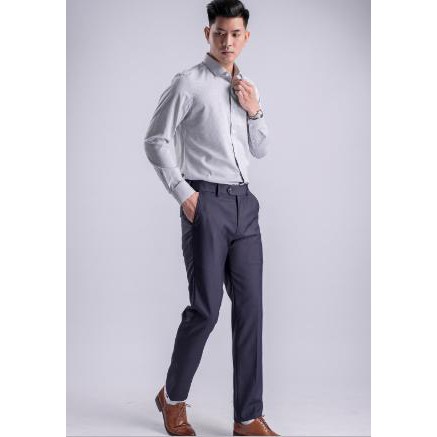 Áo sơ mi nam dài tay ARISTINO sợi tre dáng slim als61208