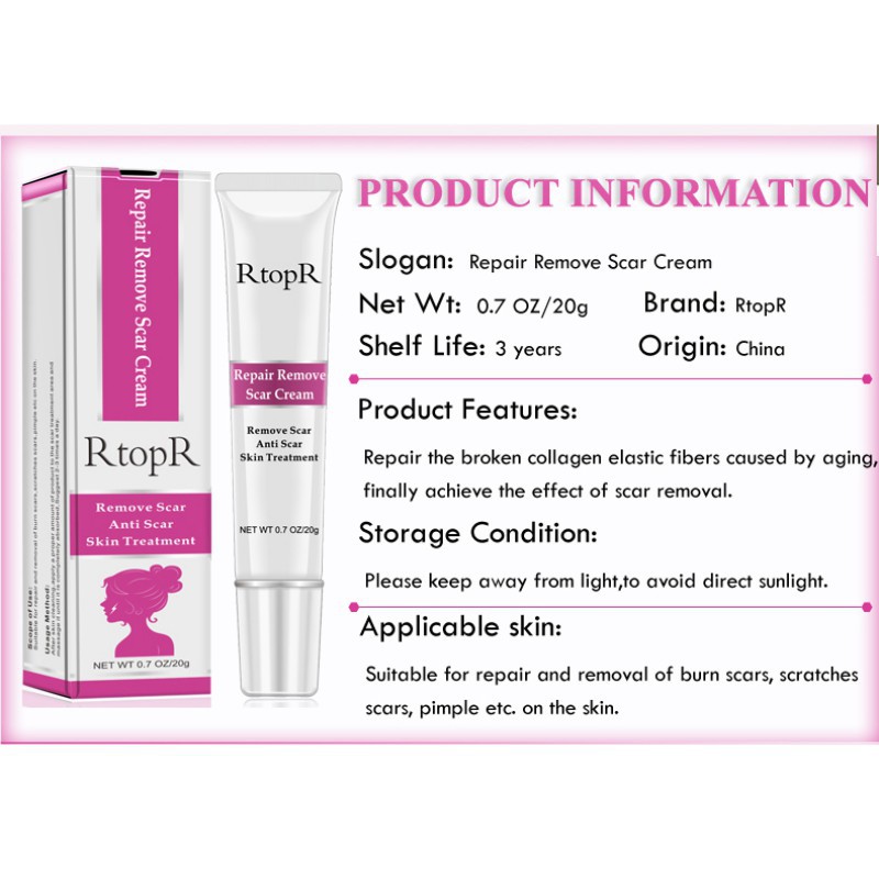 [Hàng mới về] Kem làm mờ và xóa sẹo hiệu quả tiện dụng | BigBuy360 - bigbuy360.vn