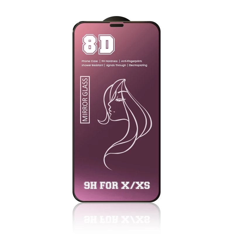 Kính Cường Lực 8D Bảo Vệ Màn Hình Điện Thoại Iphone 14 13 12 11 Pro XS Max X XR 7 8 Plus