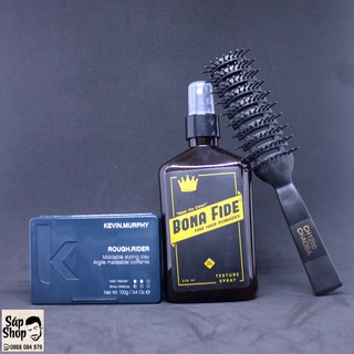 ✅Combo Sáp Vuốt Tóc Kevin Murphy Rough Rider  + Xịt tạo phồng Pre styling Bona Fide “Tặng Kèm Lược”