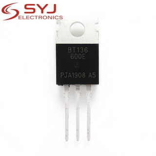 Bộ 10 Linh Kiện Triacs Triac To-220 Bt136 Bt136-600 600v 4a Triacs Chất Lượng Cao