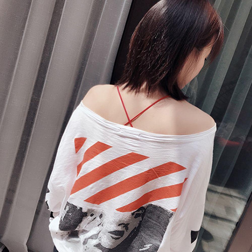 OCEANMAP Dây Đeo Vai Mỏng Co Giãn Chống Trượt Thời Trang Mùa Hè