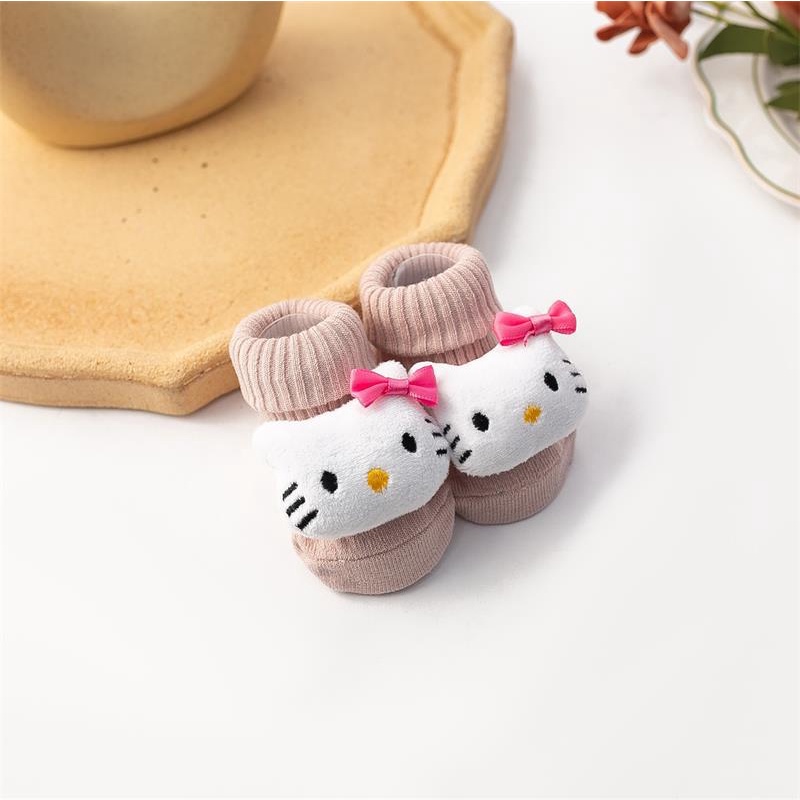Tất thú cao cổ cho bé từ 0 - 36 tháng dày dặn đáng yêu giữ ấm tốt hàng quảng châu xịn