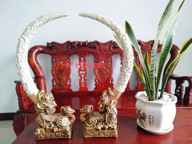 Tượng ngà voi làm quà tặng, trang trí