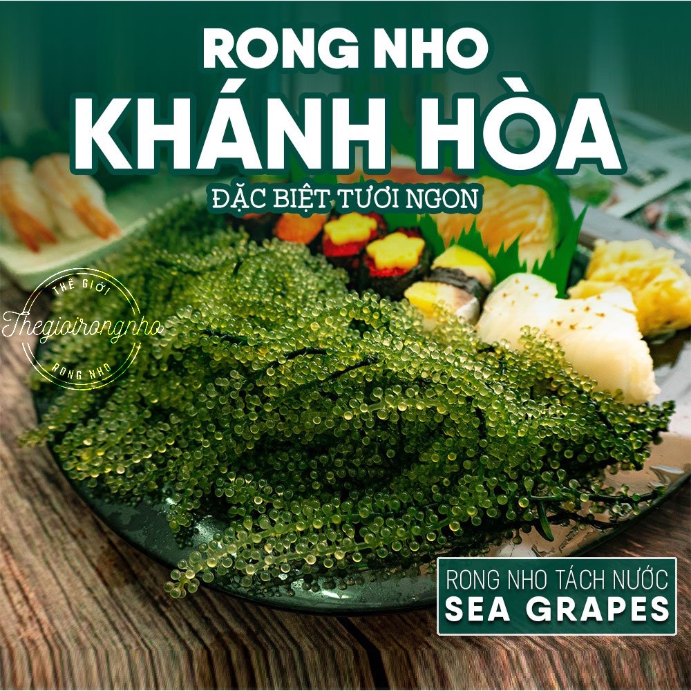 Rong Nho Tách Nước Khánh Hoà 25Gr Công Nghệ Tách Nước Tiêu Chuẩn Nhật Bản