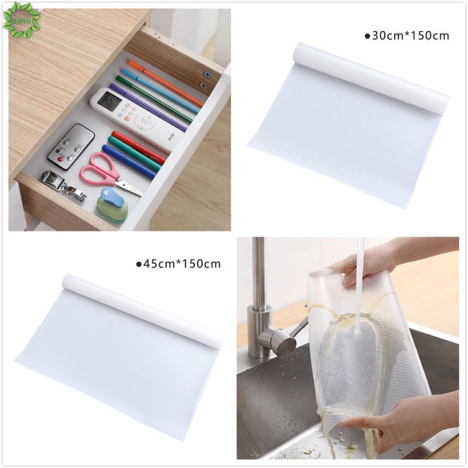 1 Tấm Lót Ngăn Kéo Tủ Nhà Bếp Chống Ẩm / Bụi Bẩn / Thấm Nước Đa Năng