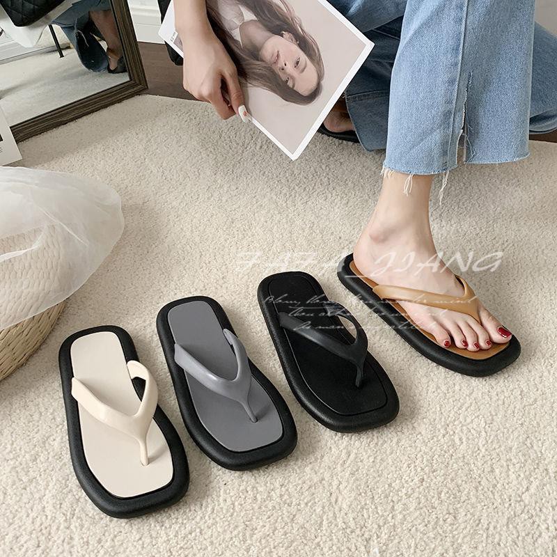 Dép Sandal Đế Dày Phong Cách Phương Tây Thời Trang Mùa Hè Cho Nữ