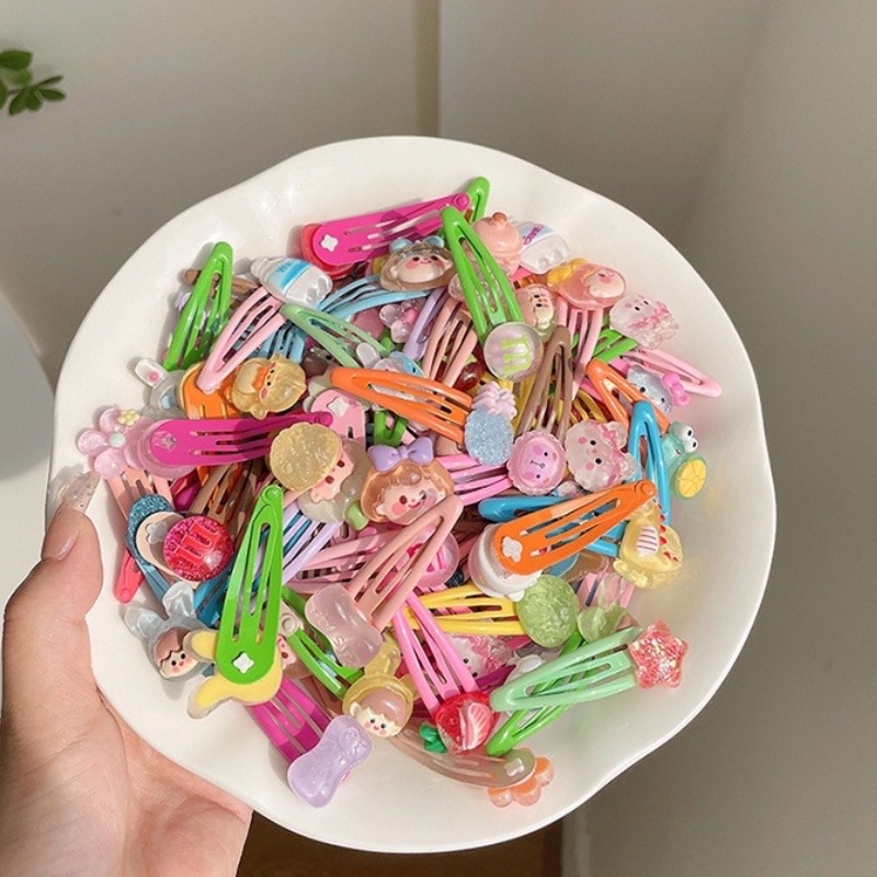 Kẹp Tóc Tách  Cho Bé, kẹp tóc Đính Hoa,  kẹp tóc Động Vật, kẹp Xinh Xắn Đáng Yêu cho bé gái