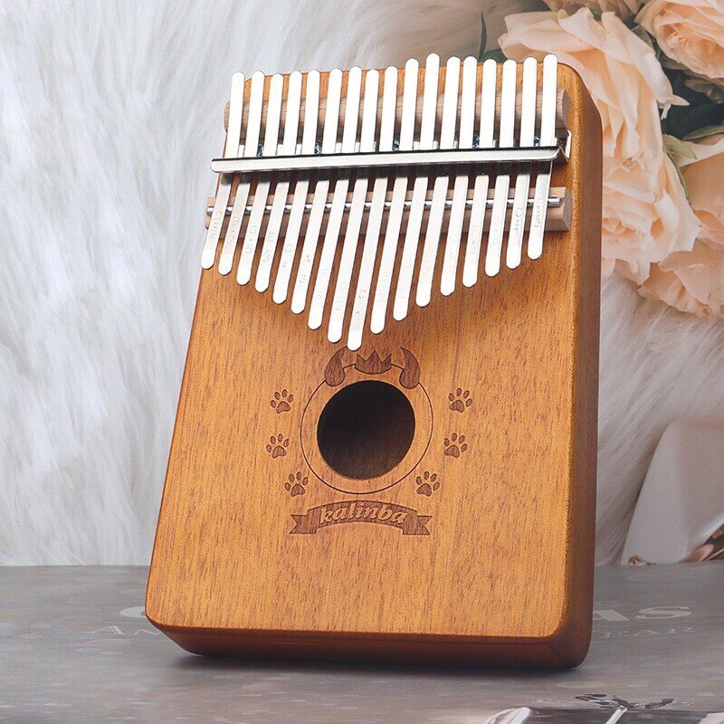 Đàn Kalimba bằng gỗ 17 phím, Đàn Kalimba Thumbs Piano ngón tay cái kèm phụ kiện  VT268