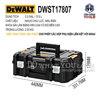 Hộp Đựng Dụng Cụ Dewalt DWST17807