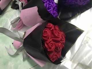 🌹Hoa hồng sáp bó tròn 11 bông 🌹