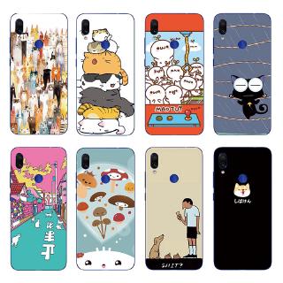Ốp điện thoại TPU hình mèo hoạt hình dành cho Xiaomi Redmi 7 S2 / Note 7 6 5 Pro