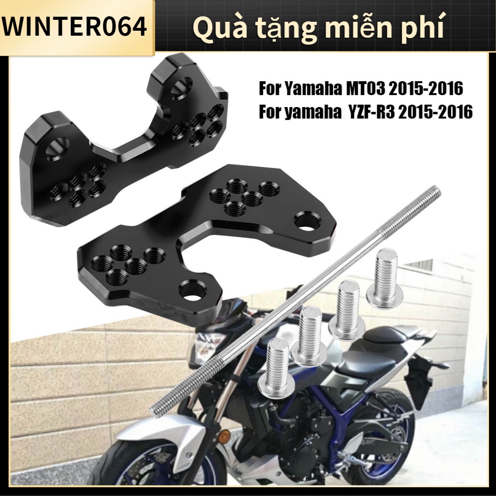Set 2 chốt giá kê chân xe máy phía sau dành cho Yamaha MT03 YZF-R3 2015