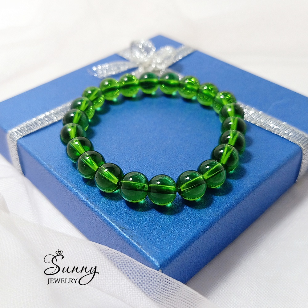 Vòng Tay Phong Thủy A009, Vòng Tay Nữ Hợp Mệnh MỘC, Mệnh HỎA - Sunny Jewelry