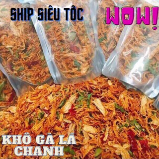 200gr khô gà lá chanh loại 1 siêu ngon- vsattp
