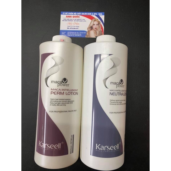 kem uốn tóc karseell- uốn lạnh 800ml