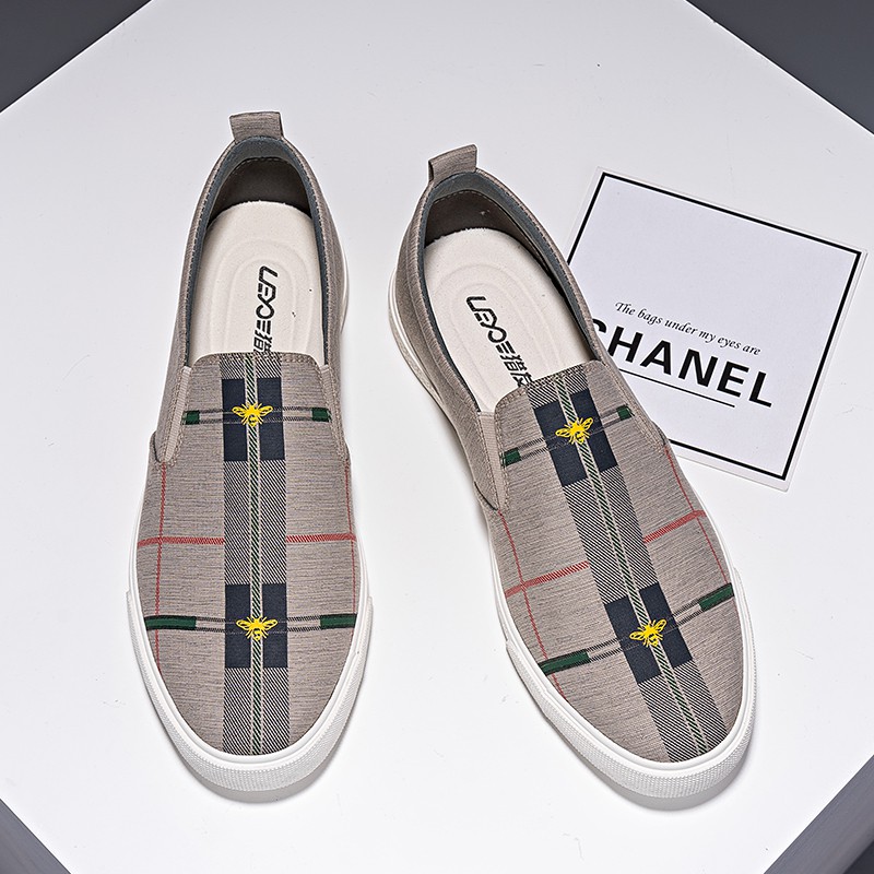 [XẢ KHO, LẺ SIZE] Giày lười nam - Slip on nam vải - Mã LY107 | BigBuy360 - bigbuy360.vn