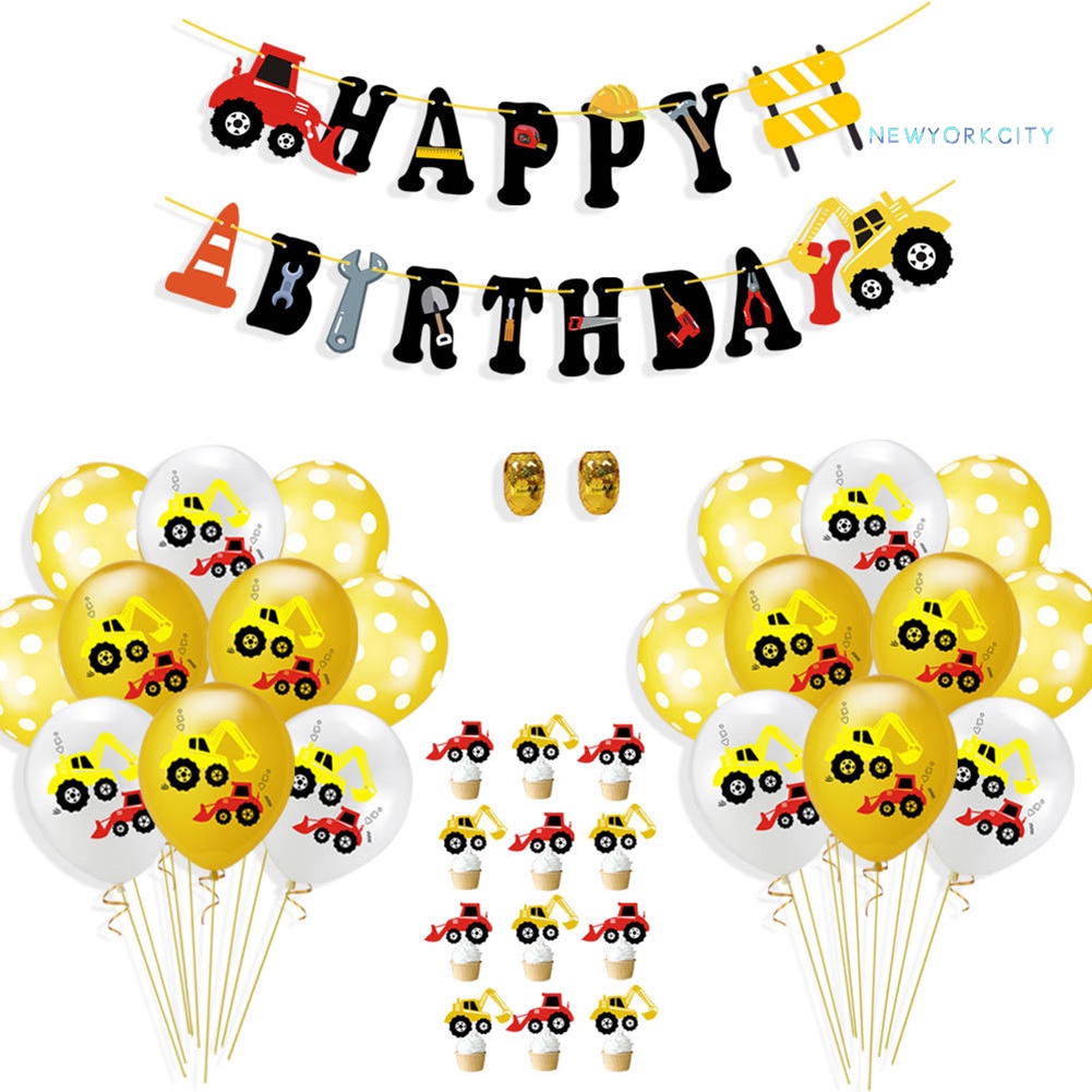 1 Bộ Bong Bóng Trang Trí Tiệc Sinh Nhật Cho Bé