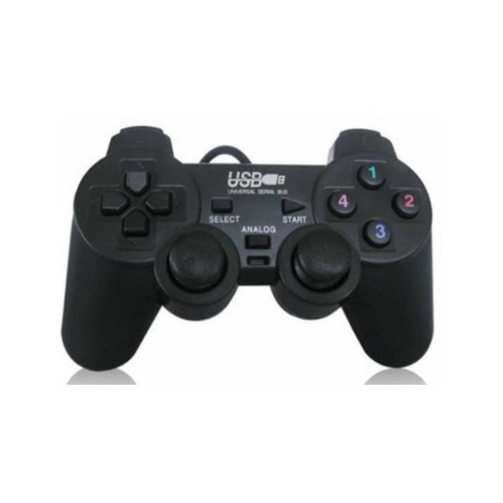 Tay Cầm Chơi Game Đơn Có Rung Cổng USB - Gamepad Cho PC Laptop-gamepad ew-2008