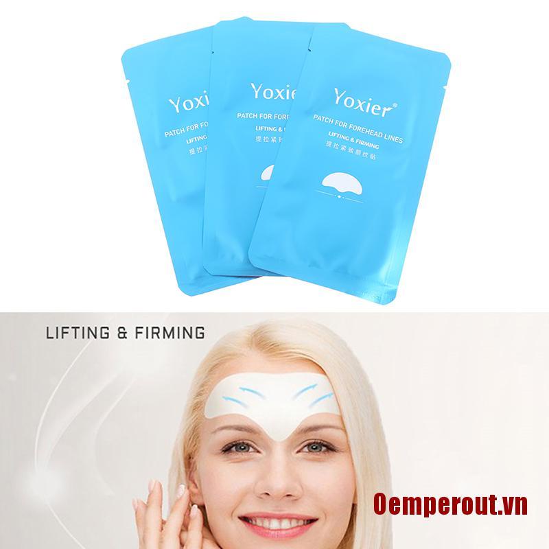 Oemperout❤10Pcs Forehead Line Removal Patch Anti Wrinkle Firming Mask Frown Anti-Aging