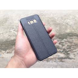 ỐP LƯNG VÂN DA CAO CẤP AUTO FOCUS CHO SAMSUNG S8 - SAMSUNG S8 PLUS