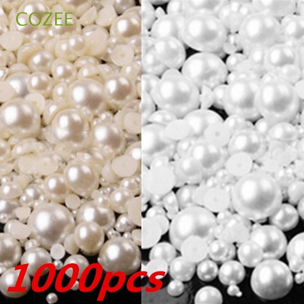 Set 1000 hạt ngọc trai giả trang trí thủ công đa dụng