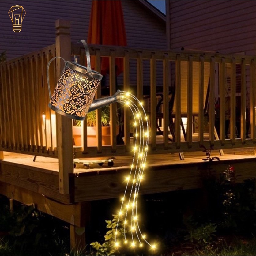 Bình Nước Tưới Cây Nghệ Thuật Energy Green Lighting MT-157 Gắn Dây Đèn LED - Sử Dụng Năng Lượng Mặt Trời