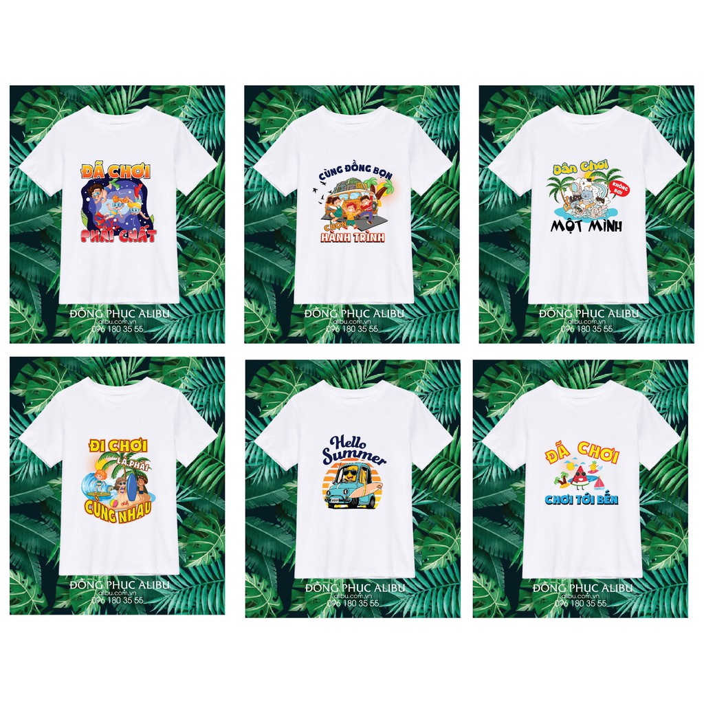 áo thun đi biển team nhóm đẹp giá sỉ ( có xuất VAT)