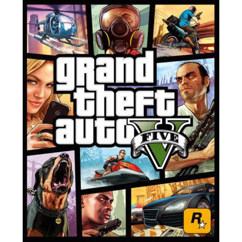 Bộ Đĩa Cd Dvd Pc Gta 5 - Gta V