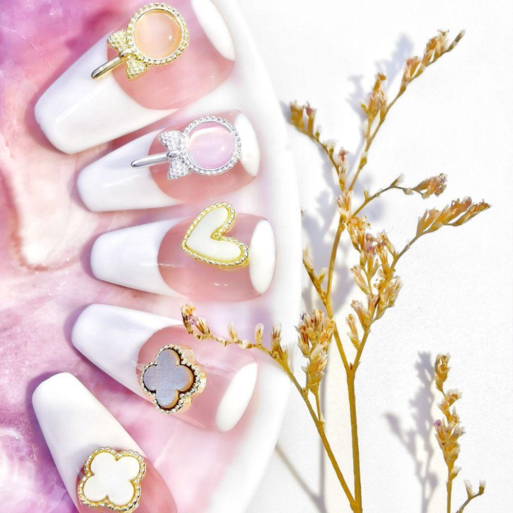 Móng Tay Giả|Phụ Kiện Trang Trí Móng Nghệ Thuật Tạo Hiệu Ứng 3D Hình Trái Tim DIY