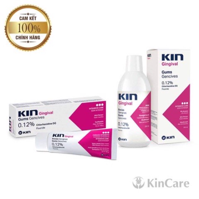 [ Kin] Kem Đánh Răng Kin Gingival Chlorhexidine
