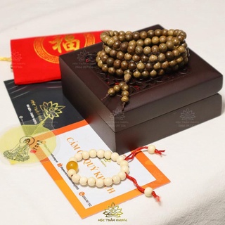 Vòng tay trầm hương chuỗi tràng hạt 108 6 7 8mm trầm tốc việt - an yên - thịnh vượng - trầm hương tự nhiên tốc việt