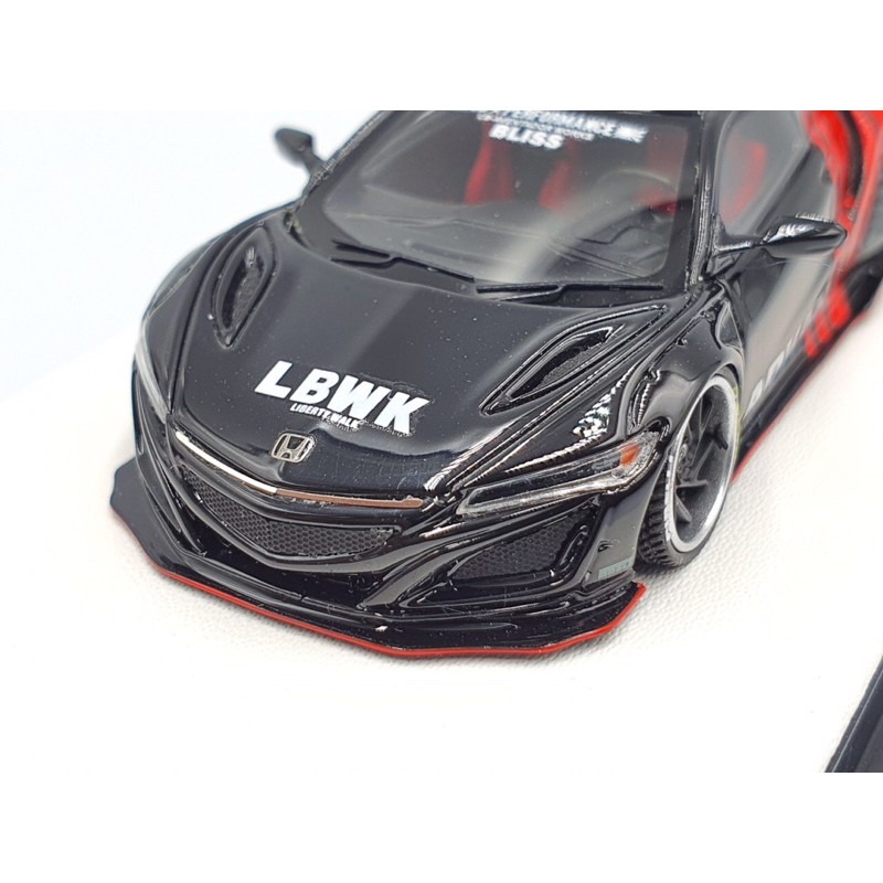 Xe Mô Hình Honda NSX LBWK Advan Tỉ lệ : 1:64 Hãng sản xuất Timothy&amp;Pierre ( Đỏ Đen )