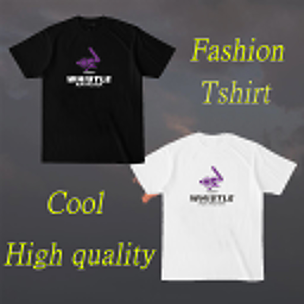 Korean Fashions Whistle Round Neck Pattern T-shirts For Womens Unisex T shirt Tops Tees Breathable