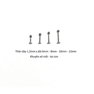 KHUYÊN CHÂN DẸT - KHUYÊN MÔI THÉP 316L CAO CẤP