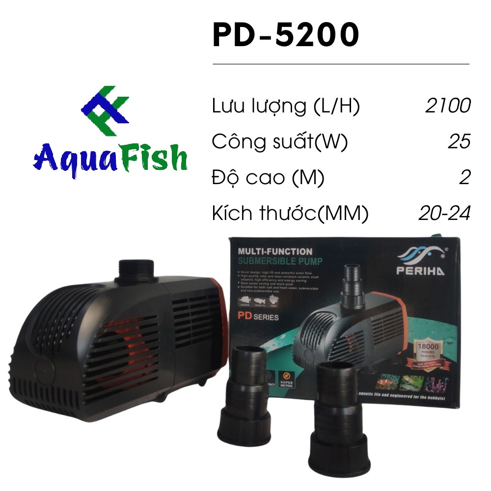 Máy bơm Periha PD 4200, 5200, 6200, 7200 thế hệ mới chuyên
