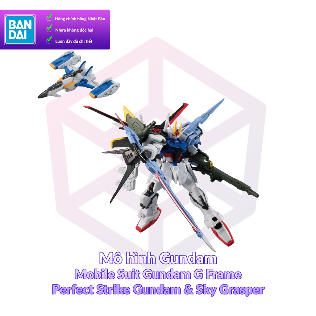 Mô Hình Gundam Bandai Mobile Suit Gundam G Frame EX03 Perfect Strike Gundam &amp; Sky Grasper [GDB] [BGF]