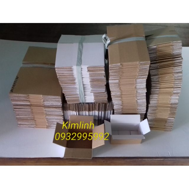 Hộp carton size 10x5x5 ( 500 hộp màu nâu )