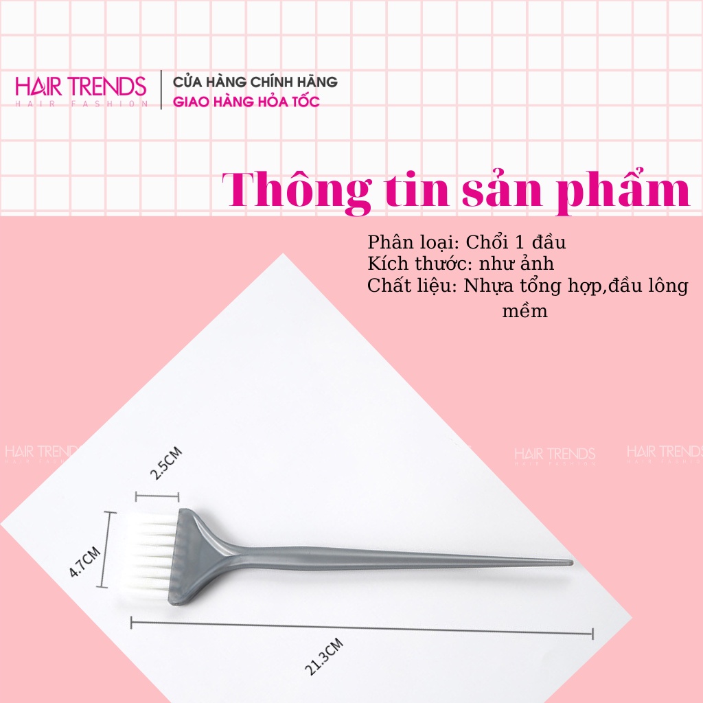 Cọ Nhuộm Tóc Chuyên Nghiệp, Chổi Nhuộm Lông Mềm Chuyên Dụng Cho Salon