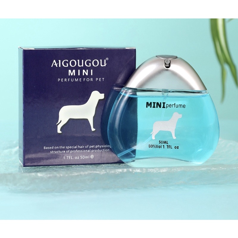 Nước Hoa Khử Mùi Dành Cho Chó Mèo AIGOUGOU Mini 50ml - Lưu Giữ Hương Thơm 24h