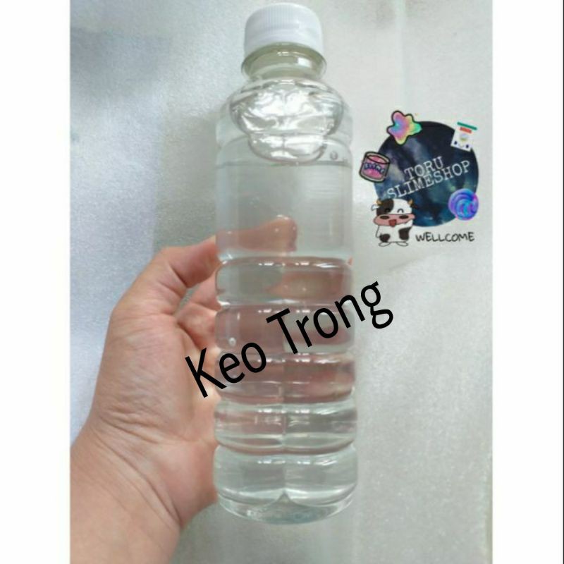 Keo Trong đặc AN TOÀN 370ml làm Slime Trong (Clear Slime) | Hồ dán giấy