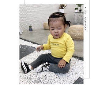 Quần legging len tăm cho bé gái