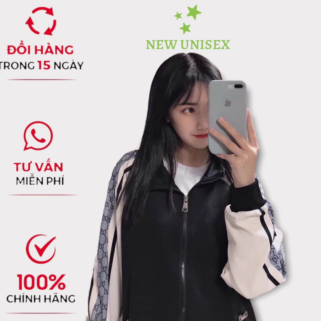 ÁO KHOÁC DÙ NAM NỮ PHỐI HỌA TIẾT SỌC TAY MÀU TRẮNG zaplang CỰC HOT MTB [NewUnisex]