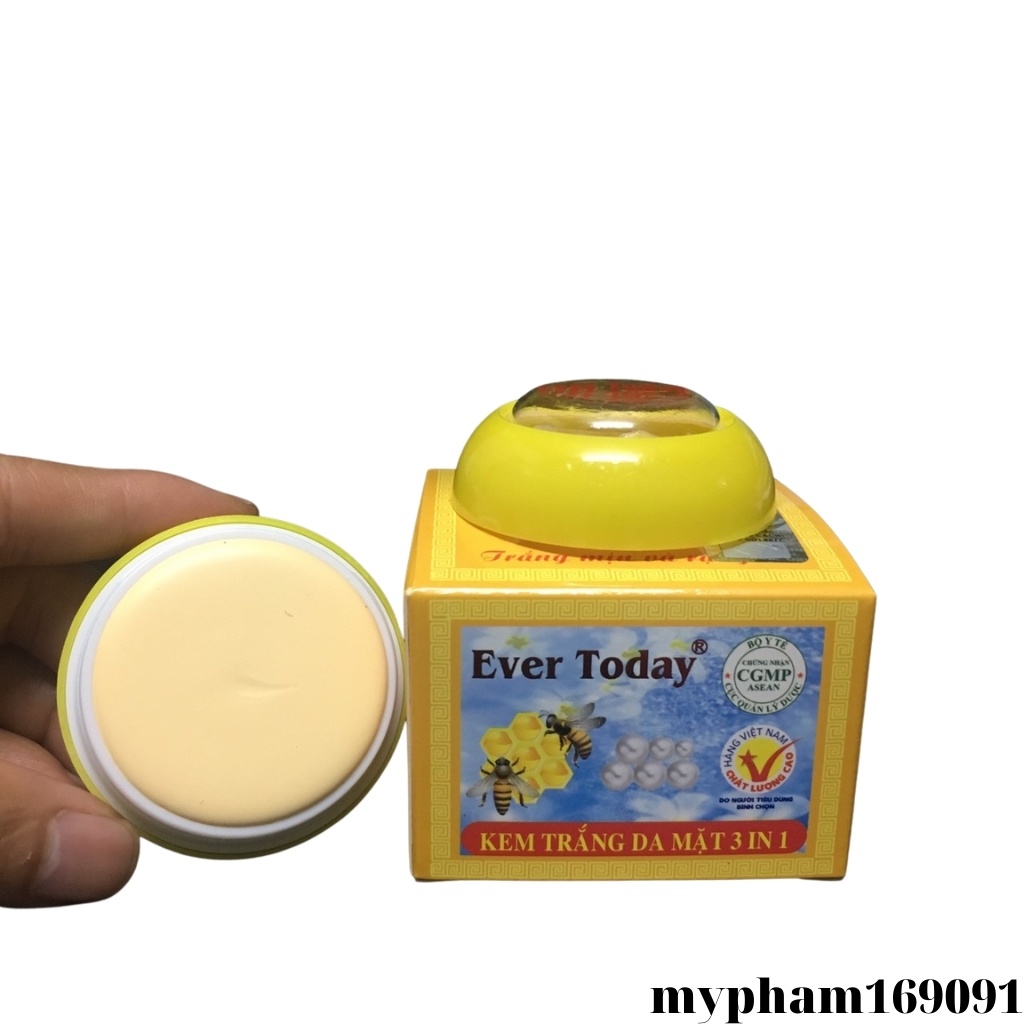 Kem dưỡng trắng da mặt 3 in 1 ever today