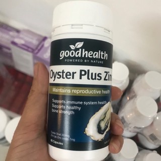 TINH CHẤT HÀU BIỂN Goodhealth hàu OYSTER PLUS Zinc 60 VIÊN