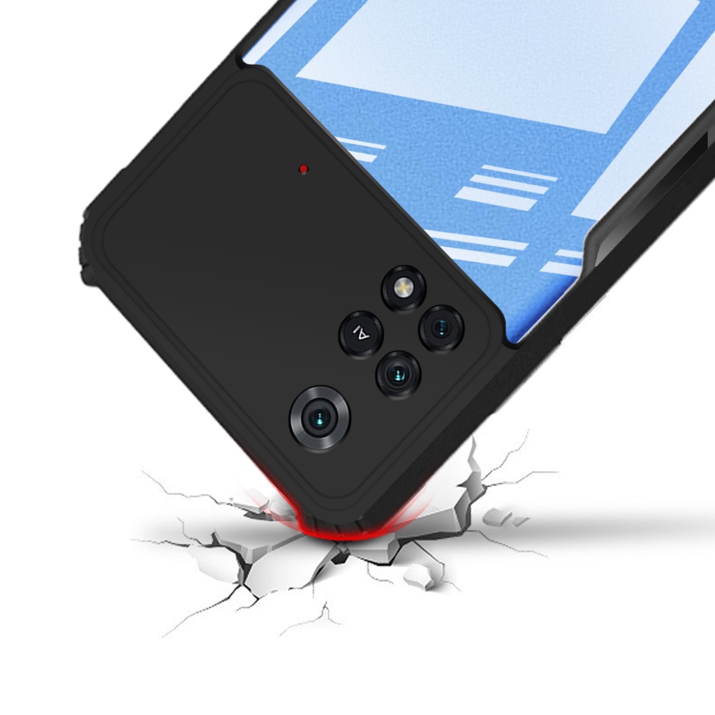 Ốp Điện Thoại Trong Suốt Có Đệm Khí Chống Sốc Cho Xiaomi POCO X4 Pro X3 GT NFC M4 M3 M2 Pro C40 POCOPhone F1 F3