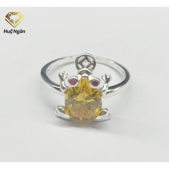 Nhẫn bạc 925 Huệ Ngân - Cóc thần tài RR1250