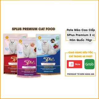 [Rẻ vô địch] [Có sẵn] Pate 5Plus Premium Cat Food Dành Cho Mèo 70gr