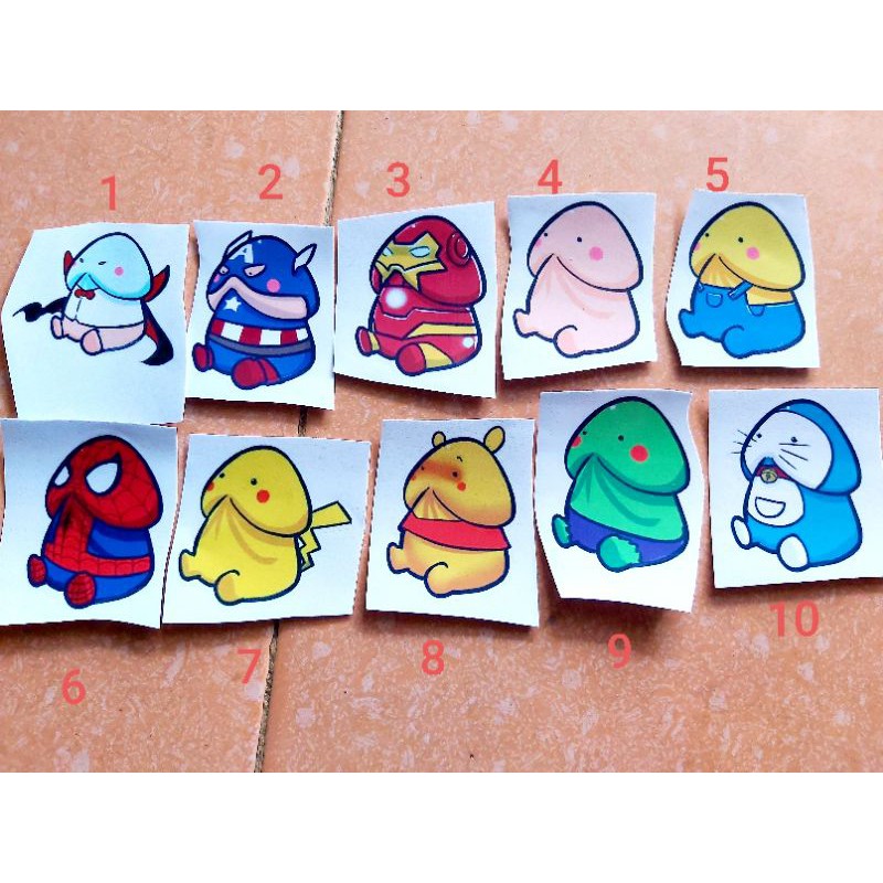 Tem Decal Sticker Con Ciu Cute Độc Lạ, Dán Xe, Nón, ĐT Giá Rẻ