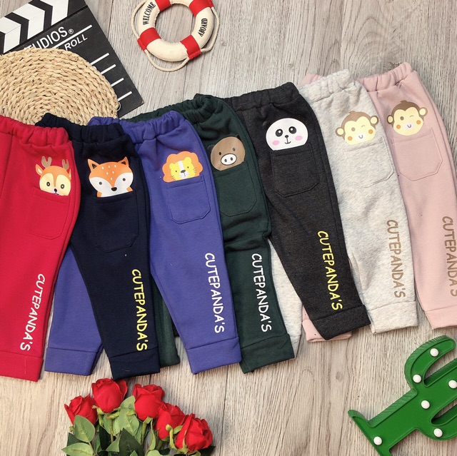 Quần Nỉ Túi Gấu QATE237 cho bé | BigBuy360 - bigbuy360.vn